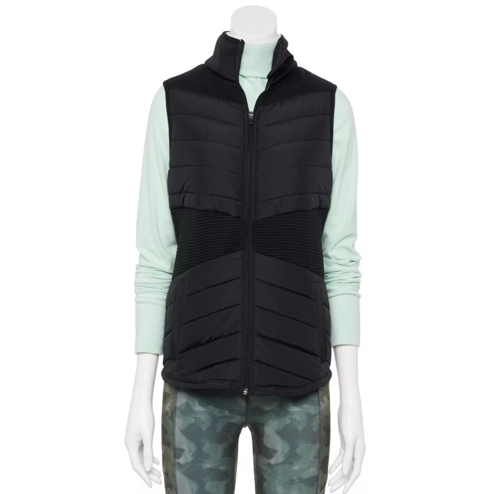 Fila Sport Women's Quilted Sleeveless Full Zip Vest